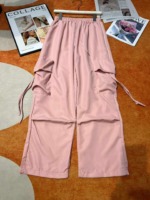 Women's High Waist Wide Leg Quick Dry Cargo Pants 400PCS - Bulk Stock Clearance Wholesale - Image 4