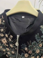 2671 Pieces Spring Autumn Plaid Loose Cardigan Jackets for Middle-aged & Elderly Women Clearance Price 20.5 CNY - Image 3