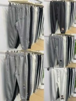 2000 Pcs Unisex Pure Cotton Non-Fleece Jogger Sweatpants Chinese Stock Lot Wholesale - Image 4