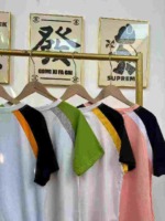 Clearance Bulk 880 Pcs High Quality Summer Cotton Raglan Color Block Casual T-Shirts S-2XL - Image 7