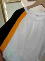 Clearance Bulk 880 Pcs High Quality Summer Cotton Raglan Color Block Casual T-Shirts S-2XL - Image 4