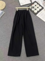 275 Pieces Bulk Stock Cotton Fleece Lined Curved Sweatpants, American Style Baggy Straight Casual Sports Pants - Image 6