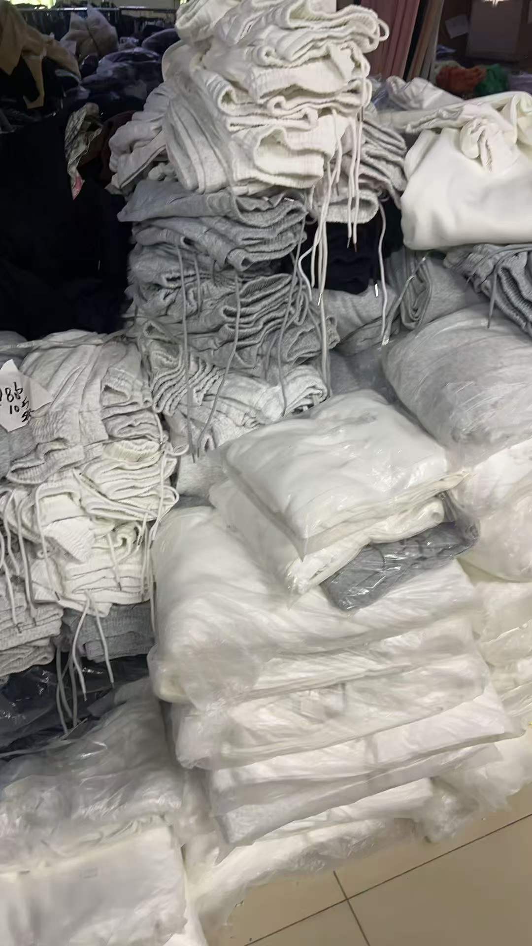 503 Pieces Unisex Pure Cotton Loose Cuffed Harem Sweatpants Casual Sports Joggers For Spring Autumn - Image 2