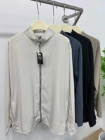 199 Pcs Men's Summer Full-Zip Stand Collar Stretch Sun Protection Jackets 4 Colors Sizes M-3XL Individual Pack - Image 4