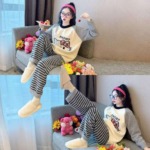 233 Pcs Older Boys & Girls Thickened Flannel Pajamas Homewear Stock Lot Full Clearance - Image 9