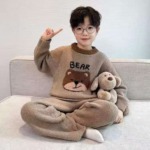 233 Pcs Older Boys & Girls Thickened Flannel Pajamas Homewear Stock Lot Full Clearance - Image 6