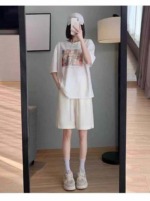 262 Pieces Women's Pure Cotton High Waist Loose Summer 5-Inch Sports Shorts Bulk Stock - Image 9