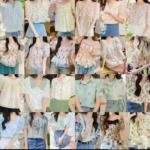 6000 Pieces Clearance In Stock Premium Tweed-inspired Chiffon Blouses Mixed Sizes & Styles - Image 8