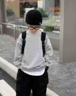 Approx 650 Pieces High Quality Spring Autumn Casual Solid Sweatshirts for Older Kids Size 120-170 Bulk Clearance Stock - Image 9