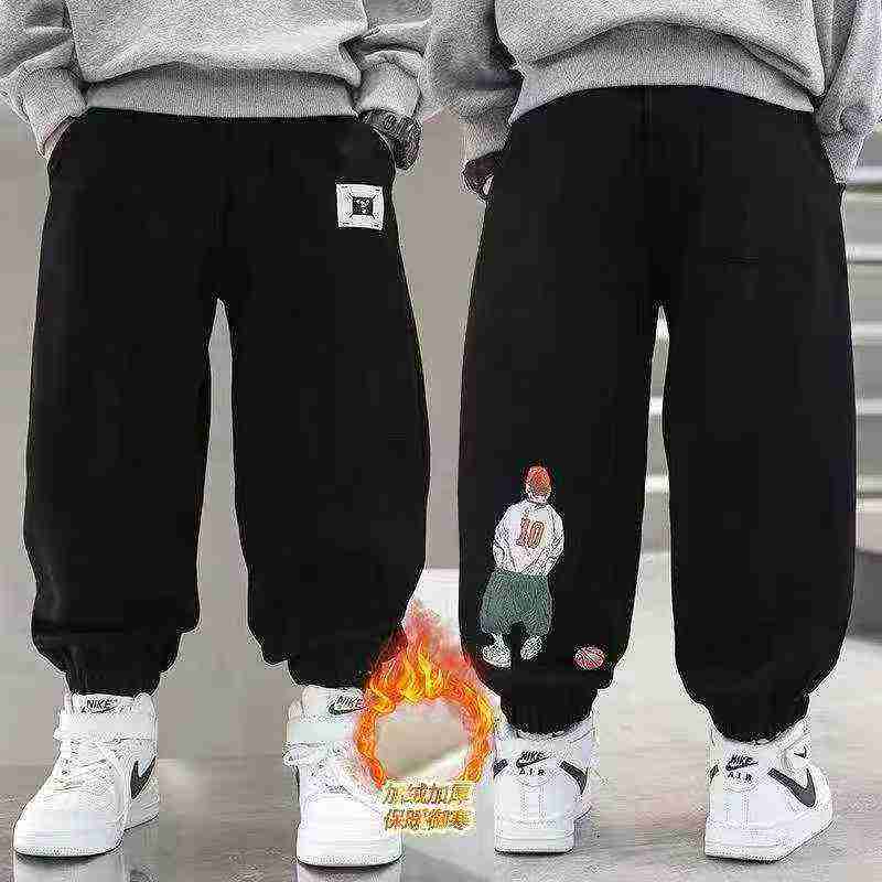 Approx 600 Pcs High Quality Trendy Brand Big Kids Spring Summer Cotton Jogger Sweatpants Full Clearance - Image 1