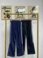 Whole Lot Clearance: Around 1200 Pcs High Quality Branded Spring Summer Big Kids Sports Wide Leg Pants, 2 Colors Sizes 120-170 - Image 5