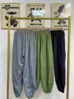 Full Clearance Around 1000 Pcs High Quality Big Kids Breathable Stretch Ice Silk Cuffed Casual Pants - Image 5