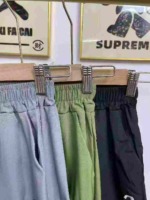 Full Clearance Around 1000 Pcs High Quality Big Kids Breathable Stretch Ice Silk Cuffed Casual Pants - Image 3