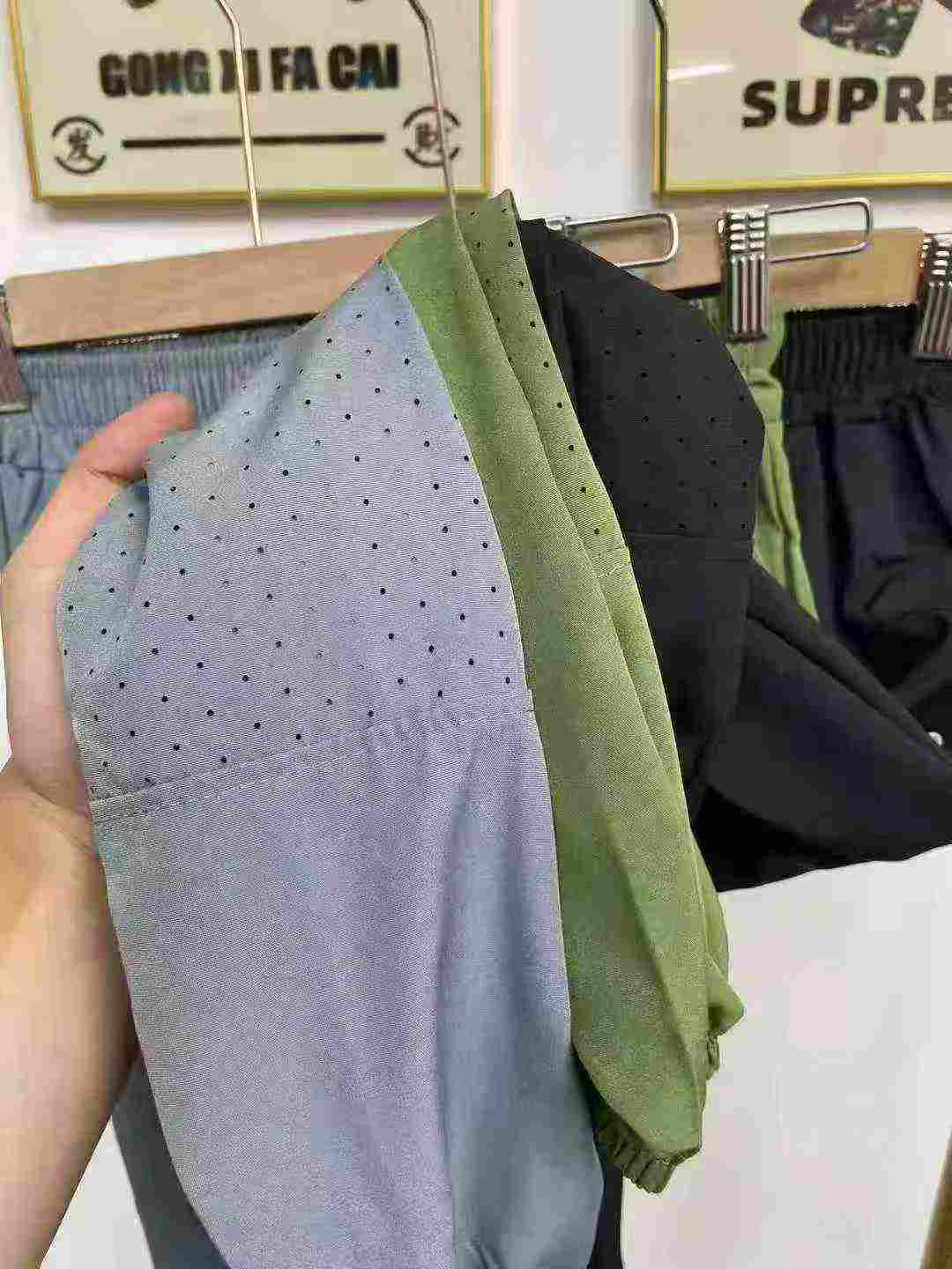 Full Clearance Around 1000 Pcs High Quality Big Kids Breathable Stretch Ice Silk Cuffed Casual Pants - Image 2