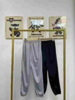 1300 Pieces High Quality Big Kids Unisex Trendy Casual Sports Cuffed Jogger Sweatpants Bulk Stock Clearance - Image 5