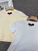 Approx 260 Pcs High Quality Big Kids Summer Chinese Style Cotton T-Shirts Bulk Clearance, Size 120-160 2 Colors - Image 5