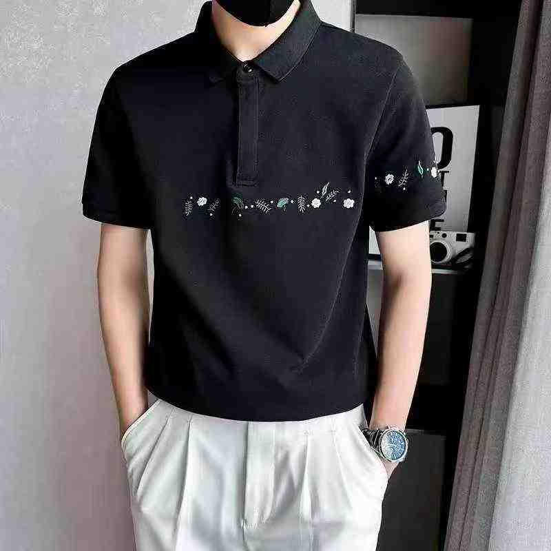About 970 PCS High Quality Summer Trendy Heavy Embroidered Pure Cotton Polo Shirts, Size M-4XL, 2 Styles 4 Colors (Bear Style ~200 PCS Black & White Only), With Tags Individual Pack - Image 1