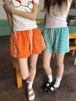 Around 450 Pcs High Quality Summer American Plaid Casual Sports Shorts Bulk Clearance - Image 9