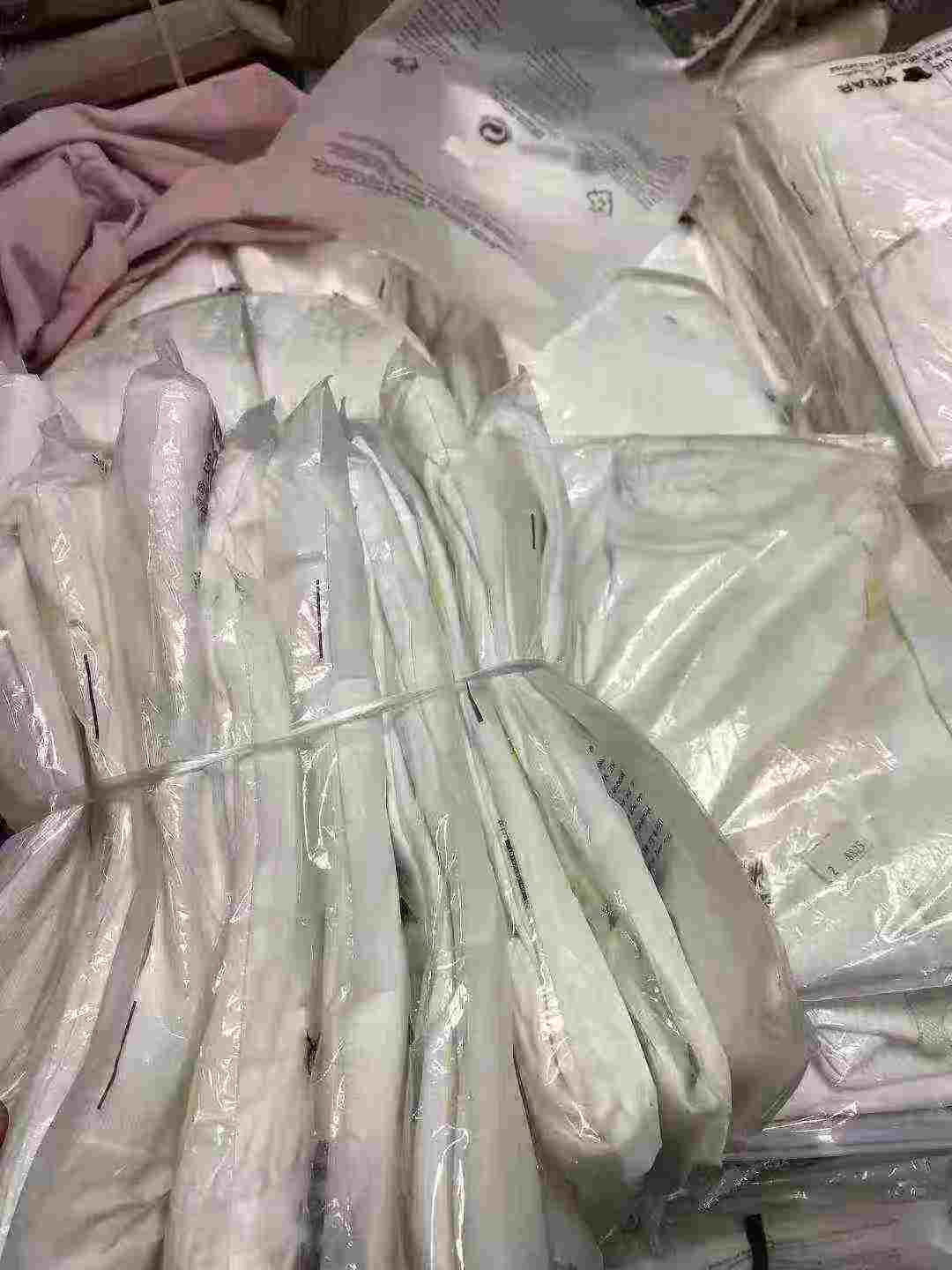 Whole Clearance 8.5 CNY Around 460 Pcs High Quality Spring Autumn Petite High Waisted Wide Leg Casual Pants - Image 2