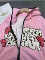 Bulk Clearance 159 Pcs High Quality Unisex Cotton Fleece Zipper Hoodies With Foam Print & Embroidery - Image 6
