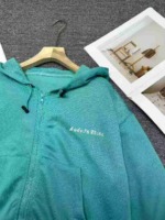 Bulk Clearance Stock: Approx 195 Pcs High Quality Spring Autumn Cotton Loose Cropped Hooded Cardigan Sweatshirts - Image 3