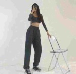 Approx 200 Pcs High Quality Korean Style Pure Cotton Casual Loose Wide Leg Straight Pants Bulk Clearance - Image 8