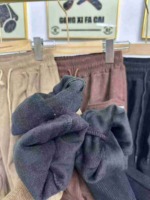 About 145 Pieces High Quality Autumn Winter Fleece Thickened Casual Corduroy Harem Sweatpants - Image 3