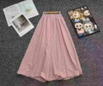 Whole Clearance 368 Pcs High Quality Summer Korean Minimalist High Waist Gentle Midi Skirts - Image 6