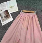 Whole Clearance 368 Pcs High Quality Summer Korean Minimalist High Waist Gentle Midi Skirts - Image 5