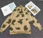 Around 160 Pcs High Quality Unisex Oversized Cow Print Cotton Hoodies Full Clear Bulk Stock - Image 6