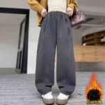 Approx 228 Pcs High Quality Winter Fleece Lined Drawstring Cuffed Jogger Sweatpants for Big Kids Boys & Girls Bulk Clearance - Image 8