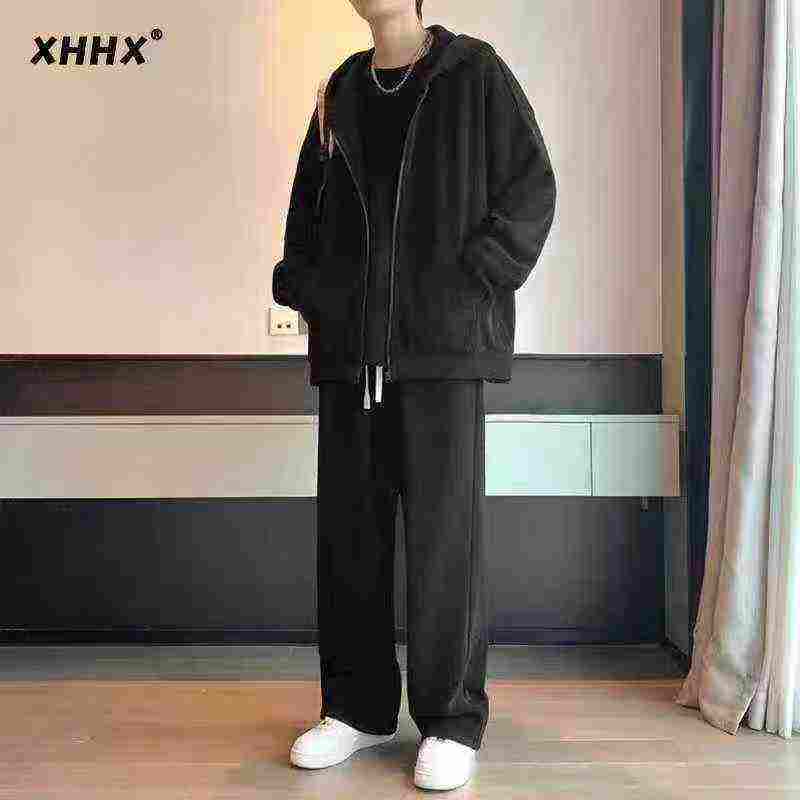 Around 190 Pcs High Quality Fleece Lined Corduroy Plus Size Hooded Cardigan Jackets Bulk Clearance 14.5 CNY - Image 1