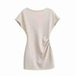 About 150 Pcs Summer Fashion Petite Ruched Waist Slimming A-Line Dresses S-XL, New With Tag & Individual Packing - Image 8