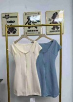 About 150 Pcs Summer Fashion Petite Ruched Waist Slimming A-Line Dresses S-XL, New With Tag & Individual Packing - Image 7