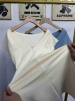 About 150 Pcs Summer Fashion Petite Ruched Waist Slimming A-Line Dresses S-XL, New With Tag & Individual Packing - Image 3