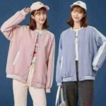 About 300 Pieces High Quality Unisex College Style Solid Color Baseball Jackets Bulk Clearance - Image 1