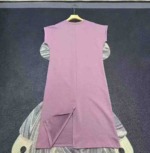 Clearance Bulk Stock: About 200 Pcs High Quality Korean Style Casual Loose Slit Short Sleeve Dresses Size M-XL - Image 5