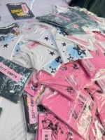 Trendy Hot Girl Printed Women Tops Bulk Wholesale Chinese Clothing Stock Lots - Image 1