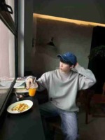 Around 228 Pieces High Quality Autumn Winter Fleece Lined Korean Style Oversized Casual Sweatshirts S-XL Bulk Clearance - Image 9