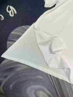 Bulk Stock Wholesale About 300PCS Summer Thin High Stretch Loose Slit Irregular Yoga Short Sleeve T-Shirts - Image 3