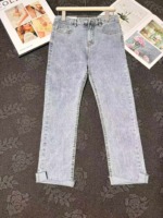 2026 Summer Autumn New Arrival Vintage Irregular High Waist Blue Gray Skinny Long Women's Jeans - 257 Pieces Bulk Stock - Image 7