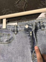 2026 Summer Autumn New Arrival Vintage Irregular High Waist Blue Gray Skinny Long Women's Jeans - 257 Pieces Bulk Stock - Image 2