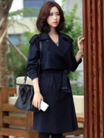 32 Pieces Total Clearance Women's Mid-Length Trench Coat Korean British Style High-end Fashion Versatile Outerwear 19.5 CNY - Image 1