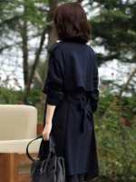 32 Pieces Total Clearance Women's Mid-Length Trench Coat Korean British Style High-end Fashion Versatile Outerwear 19.5 CNY - Image 7