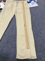 176 Pieces Unisex Washed Dyed Narrow Flare Jeans Sizes S-XXL Bulk Stock Clearance Wholesale - Image 6