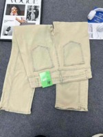 176 Pieces Unisex Washed Dyed Narrow Flare Jeans Sizes S-XXL Bulk Stock Clearance Wholesale - Image 4