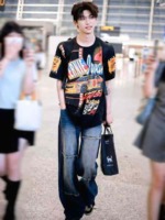 Unisex Vintage Washed Frayed Loose Straight Denim Jeans 465 PCS Bulk Stock Wholesale - Image 7