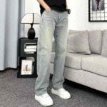 138 Pcs Men's 2026 Summer Light Stretch Straight Fit American High Street Denim Jeans Bulk Stock Lot - Image 8