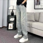 138 Pcs Men's 2026 Summer Light Stretch Straight Fit American High Street Denim Jeans Bulk Stock Lot - Image 7