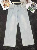 138 Pcs Men's 2026 Summer Light Stretch Straight Fit American High Street Denim Jeans Bulk Stock Lot - Image 5